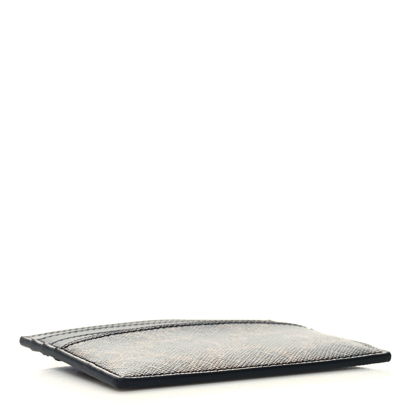 Triomphe Canvas Card Holder Tan