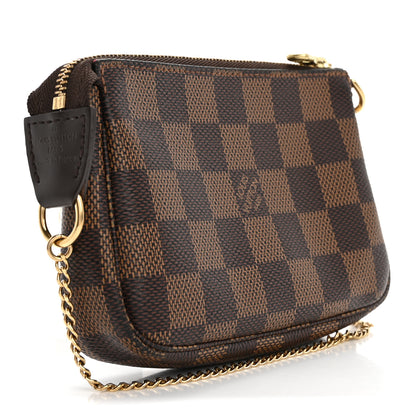 Louis Vuitton Damier Ebene Mini Pochette Accessories 3 of 10