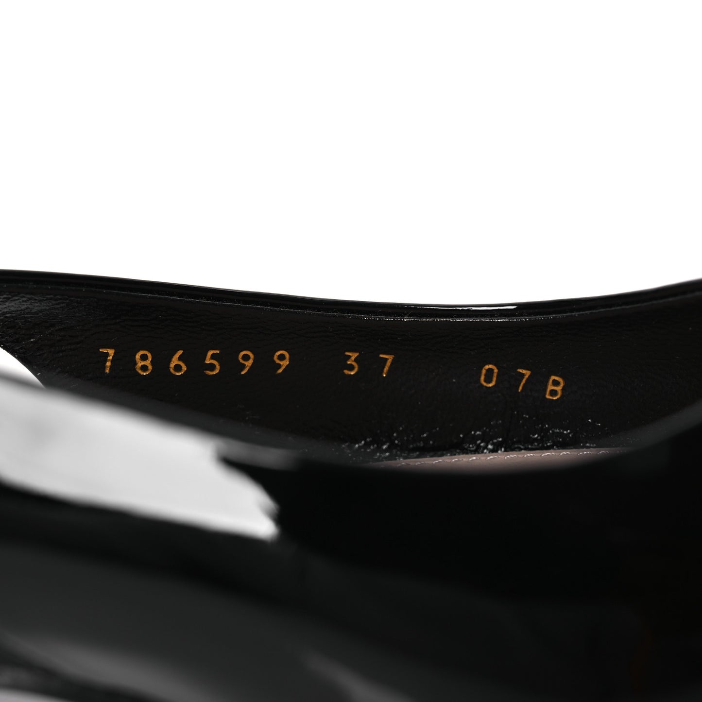 Patent Signoria Ballet Slingback Ballet Flat 37 Black