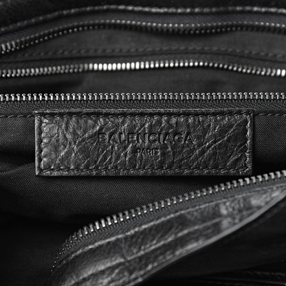 Balenciaga Agneau Silver Metallic Edge Hardware City Black 6 of 10