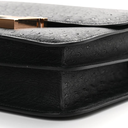 Hermes Ostrich Constance 24 Black 9 of 9
