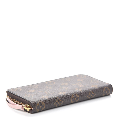 Louis Vuitton Monogram Clemence Wallet Rose Ballerine 4 of 6