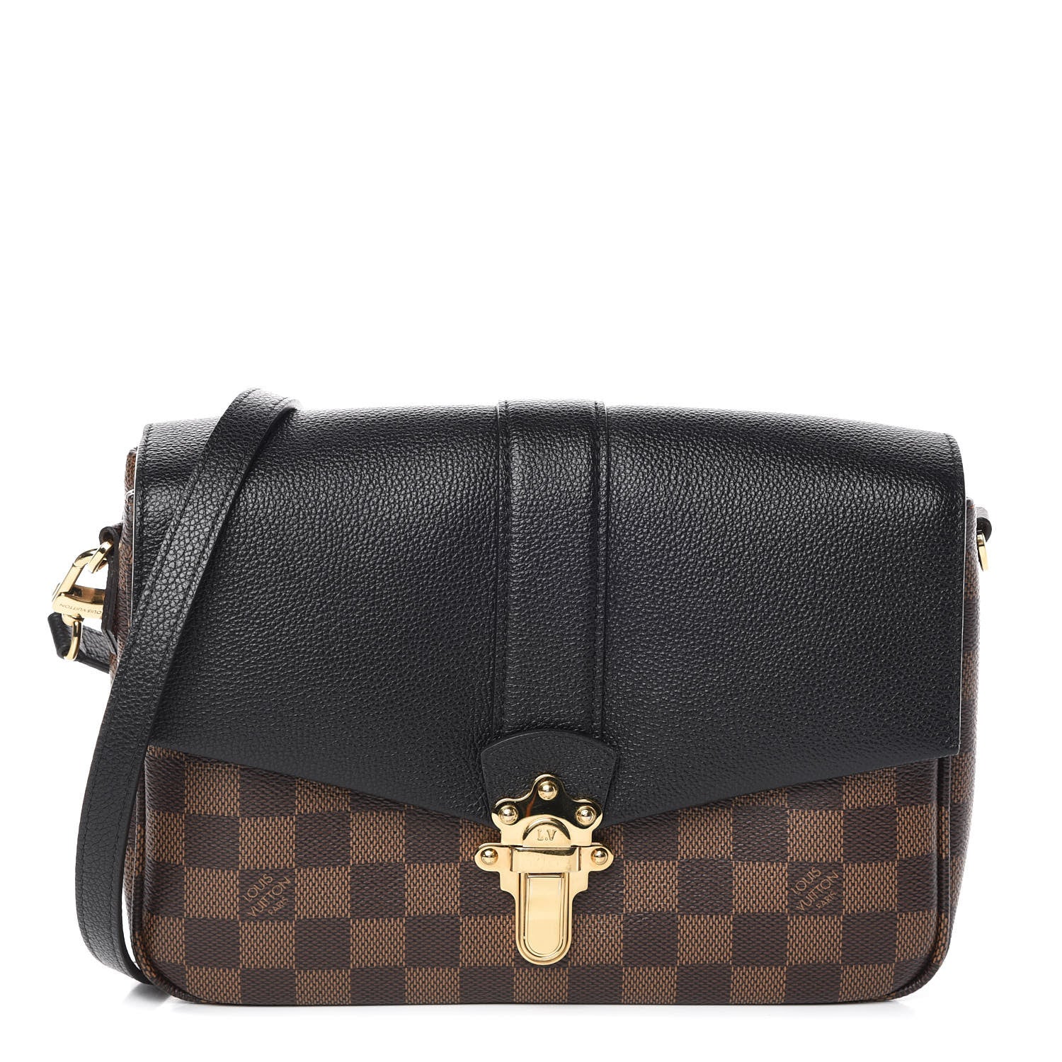 Louis Vuitton Damier Ebene Clapton Black 1 of 14
