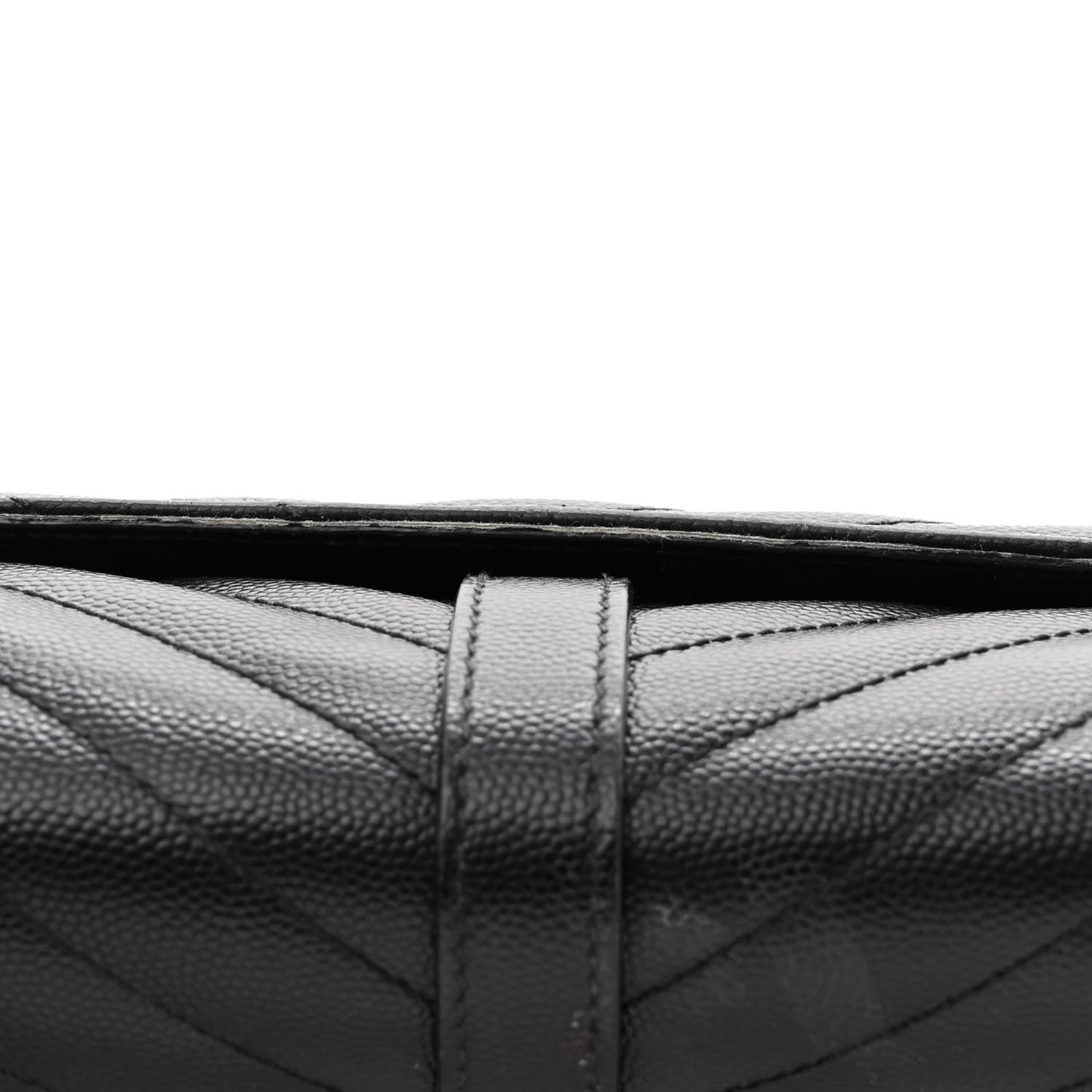 Grain De Poudre Matelasse Chevron Medium Monogram Satchel Black