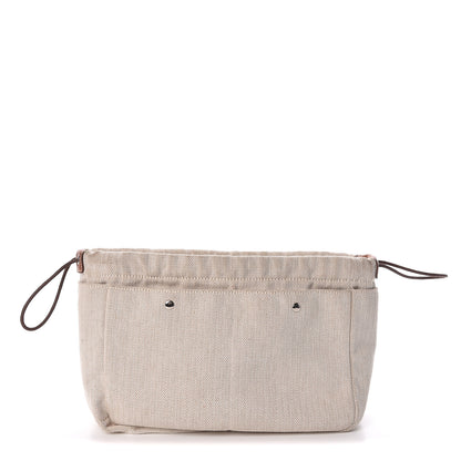 Hermes Canvas Barenia Fourbi 25 MM Pouch Naturel Fauve 1 of 9
