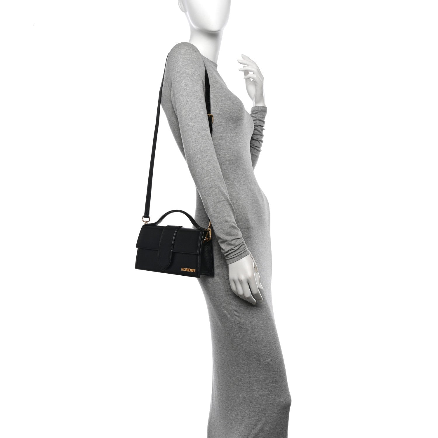 Jacquemus Smooth Calfskin Le Grand Bambino Black 2 of 11