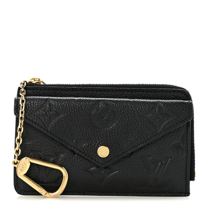 Louis Vuitton Empreinte Recto Verso Card Holder Black 1 of 9