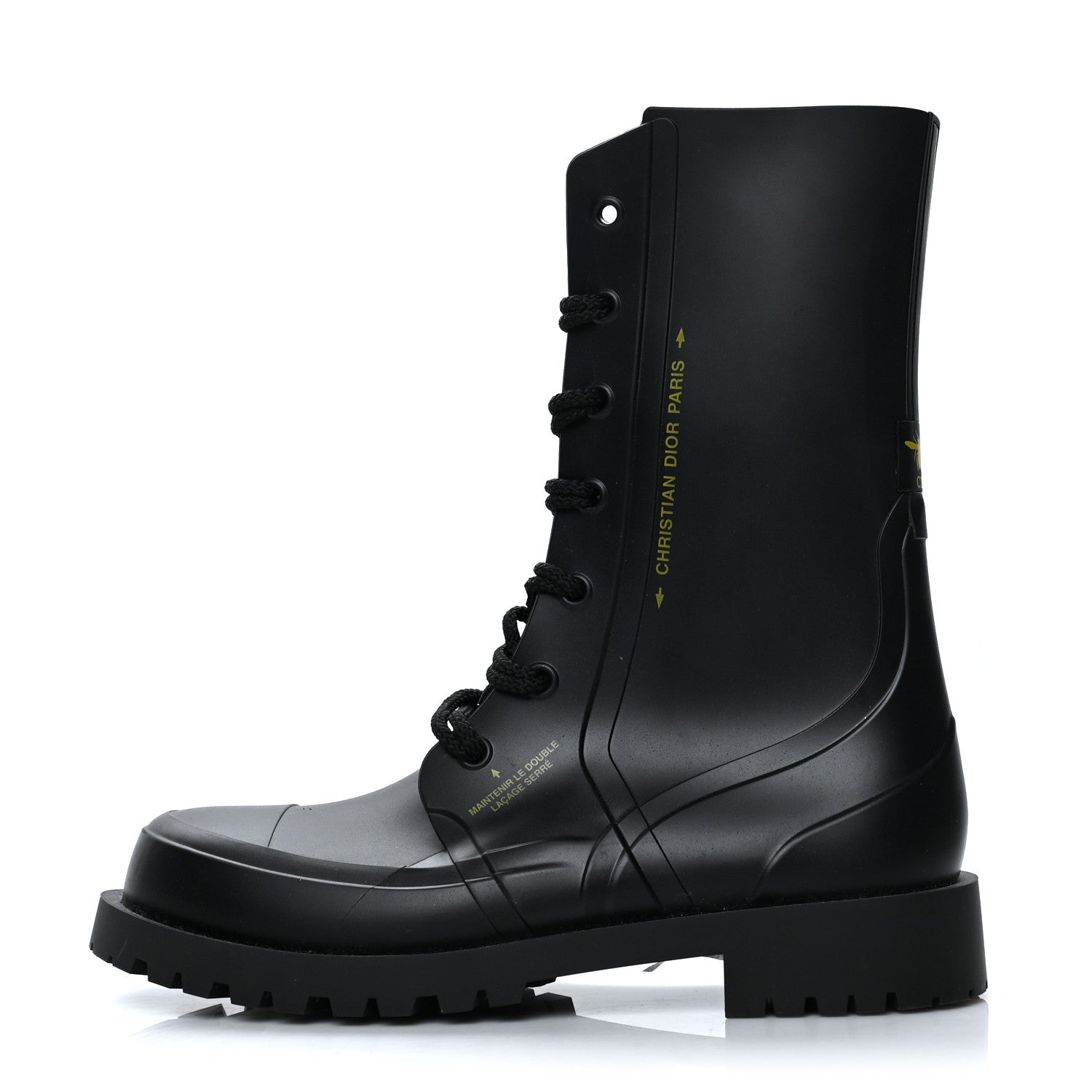 Christian Dior Rubber Diorcamp Low Boots 42 Black 1 of 8