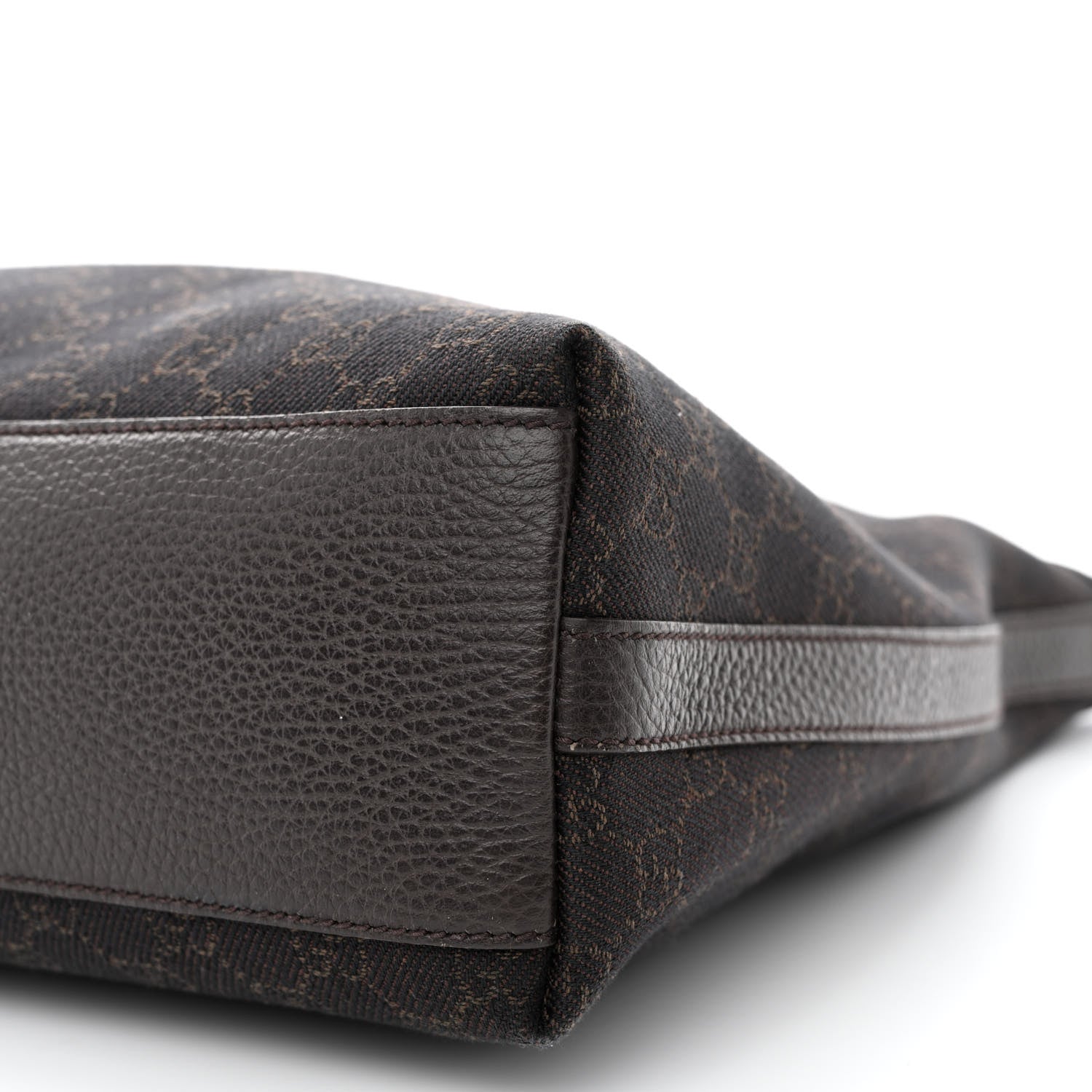 Gucci Nylon Monogram Hobo Brown 10 of 10