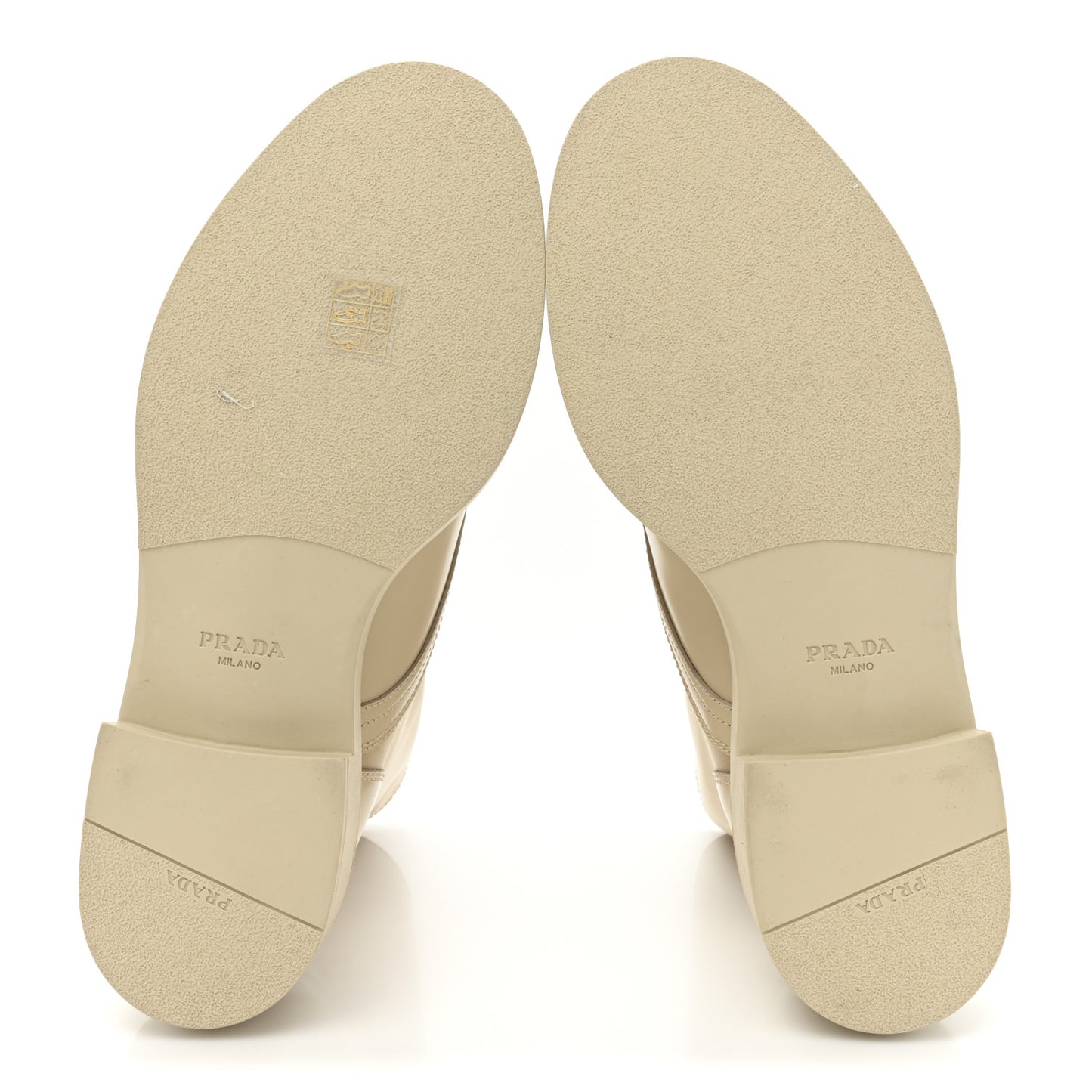 Spazzolato Re-Nylon Metal Triangle Logo Womens 50mm Combat Boots 39.5 Deserto