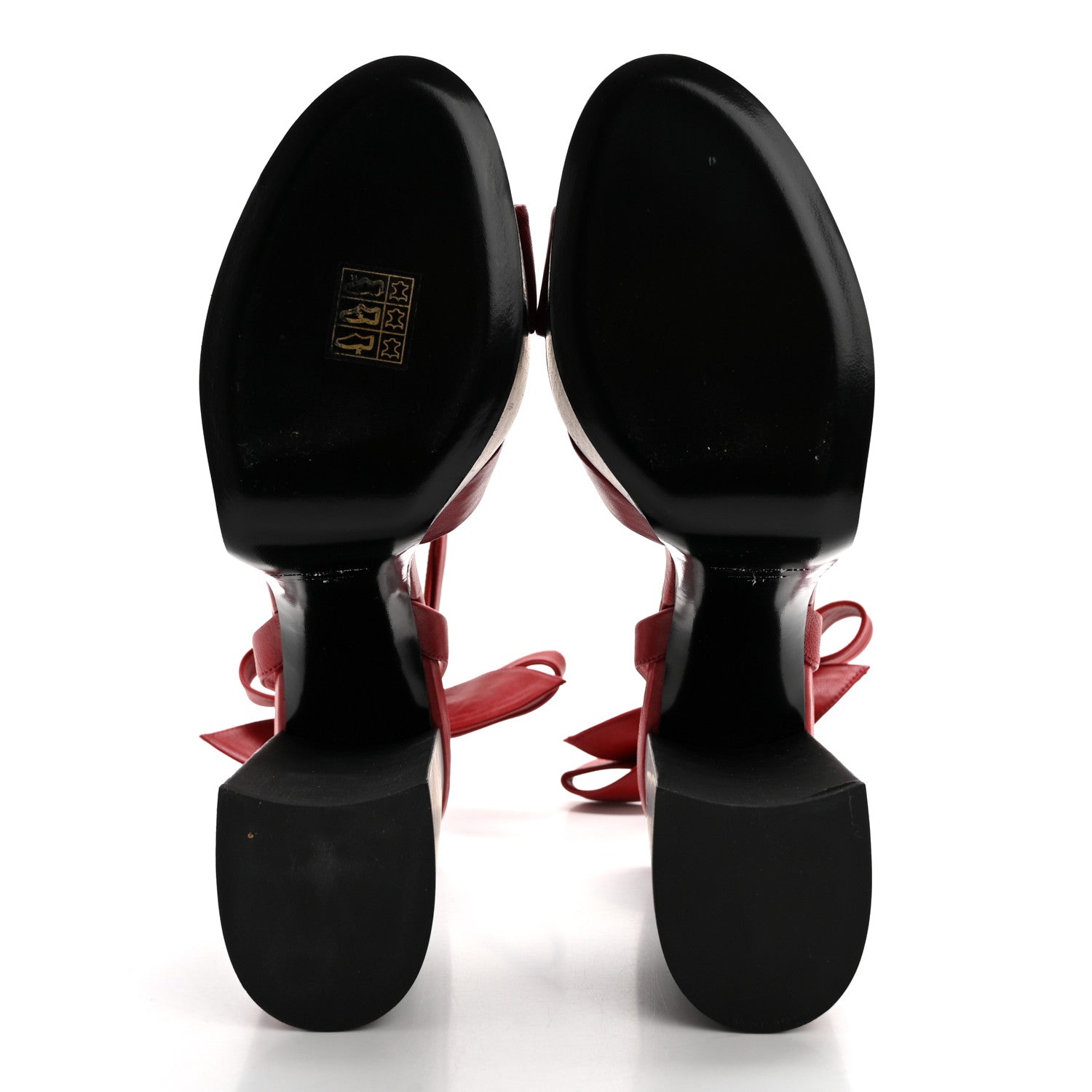 Saint Laurent Nappa Heart Paige 85 Platform Sandals 41 Rouge Eros 5 of 9