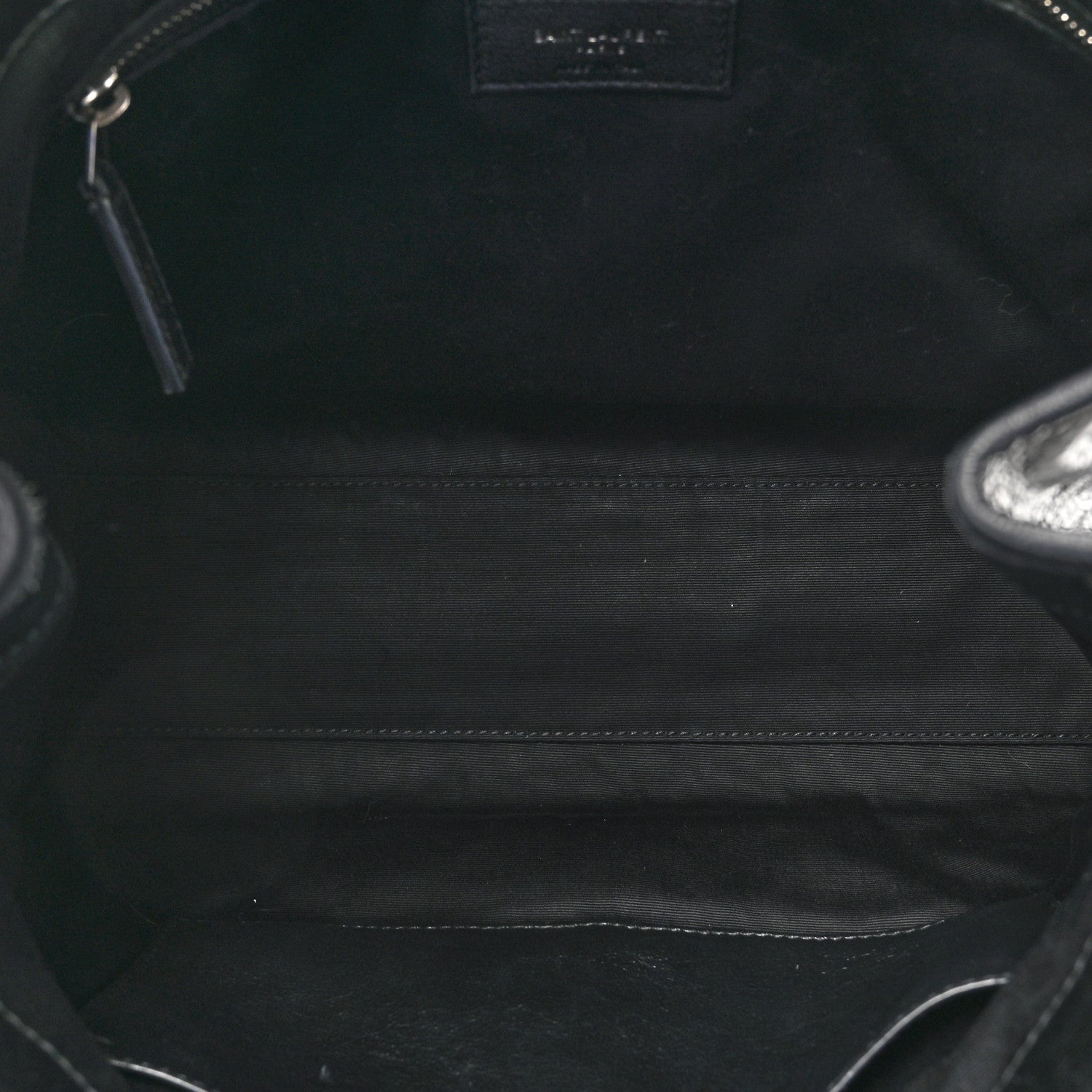 Saint Laurent Crinkled Calfskin Matelasse Monogram Medium Niki Shopper Tote Black 5 of 17