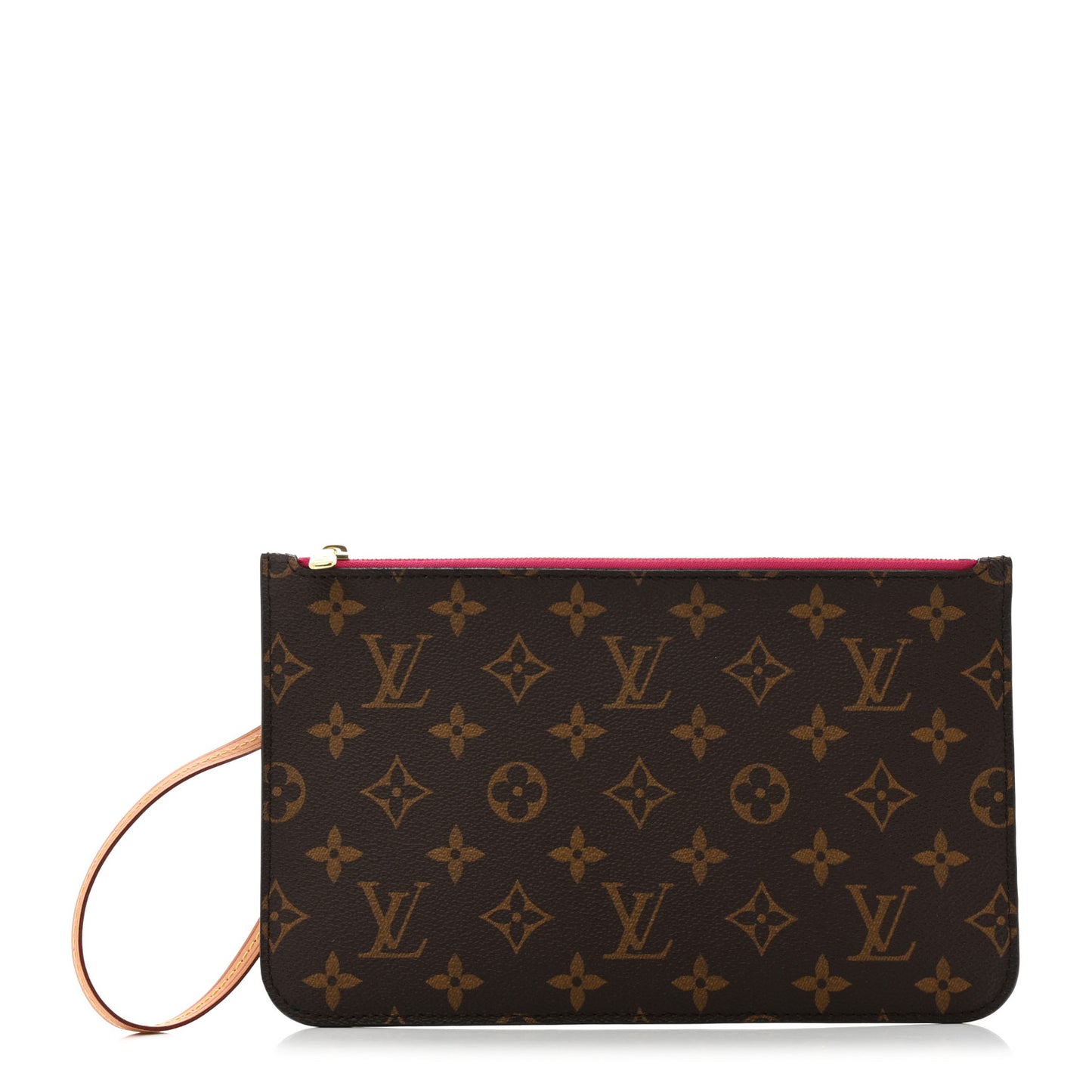 Monogram Neverfull MM GM Pochette Fuchsia