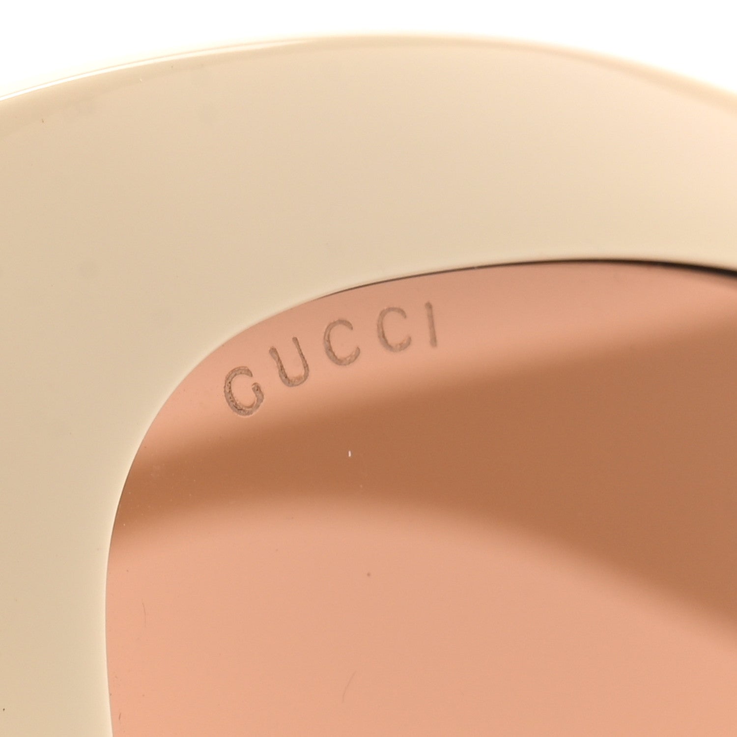 Gucci Acetate GG Butterfly Sunglasses GG0808S Ivory 7 of 8