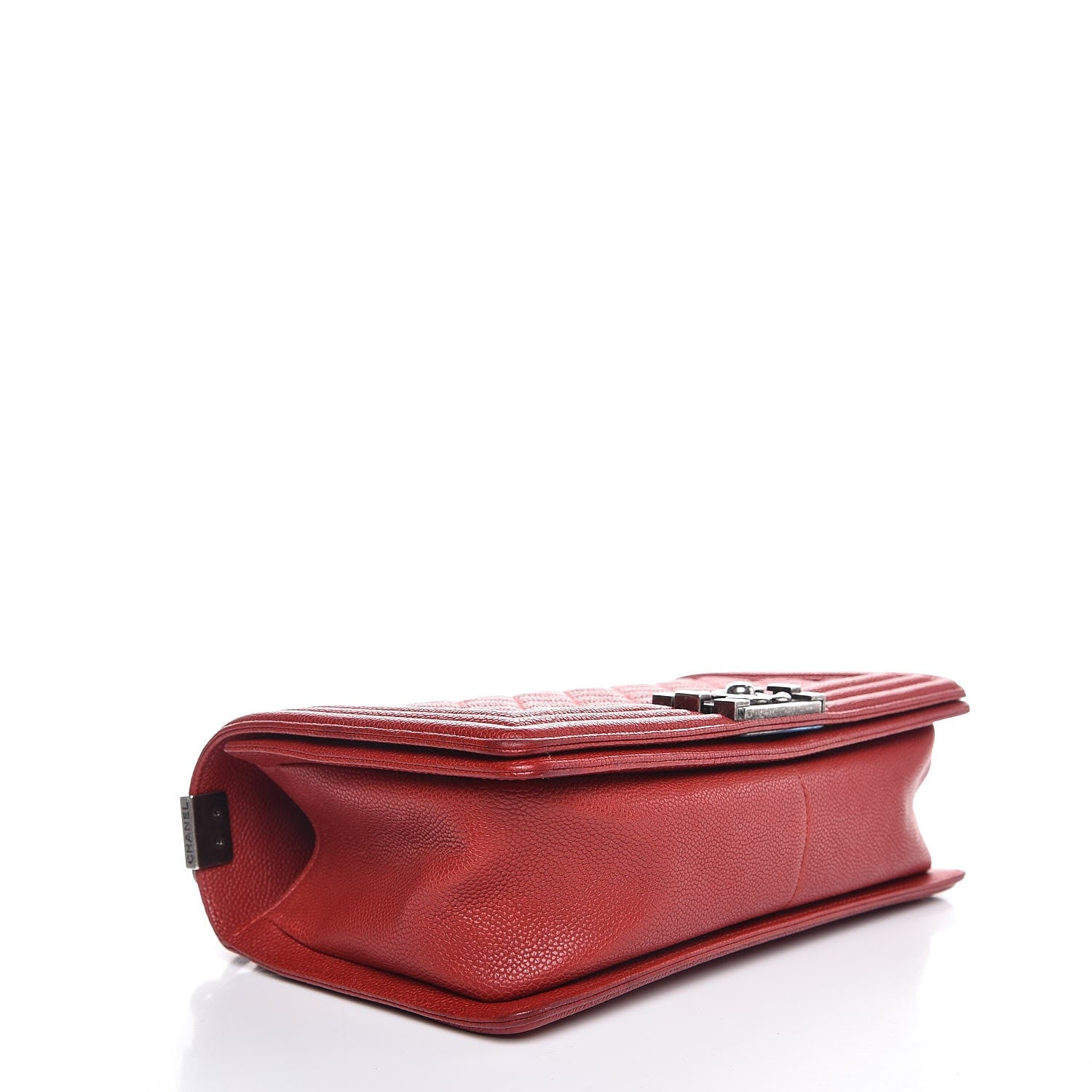 Chanel Caviar Quilted Medium Boy Flap Red 4 of 7