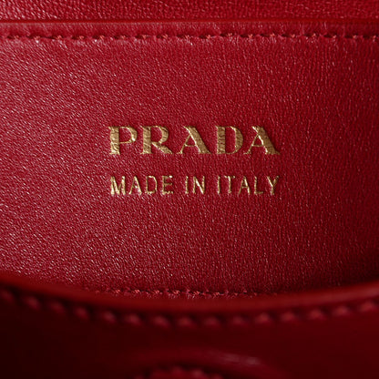 Prada Saffiano Cuir Small Double Bag Nero Black 7 of 17