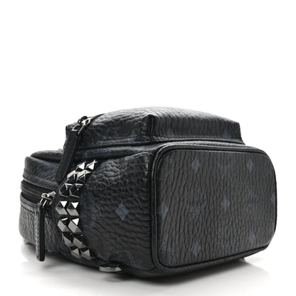 MCM Visetos Side Stud X-Mini Stark Bebe Boo Backpack Black 4 of 9