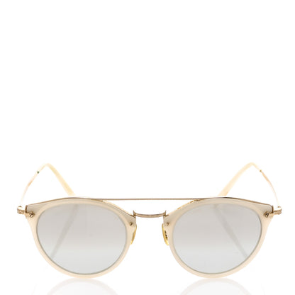 Oliver Peoples Acetate Remick Round Sunglasses White 2 of 7