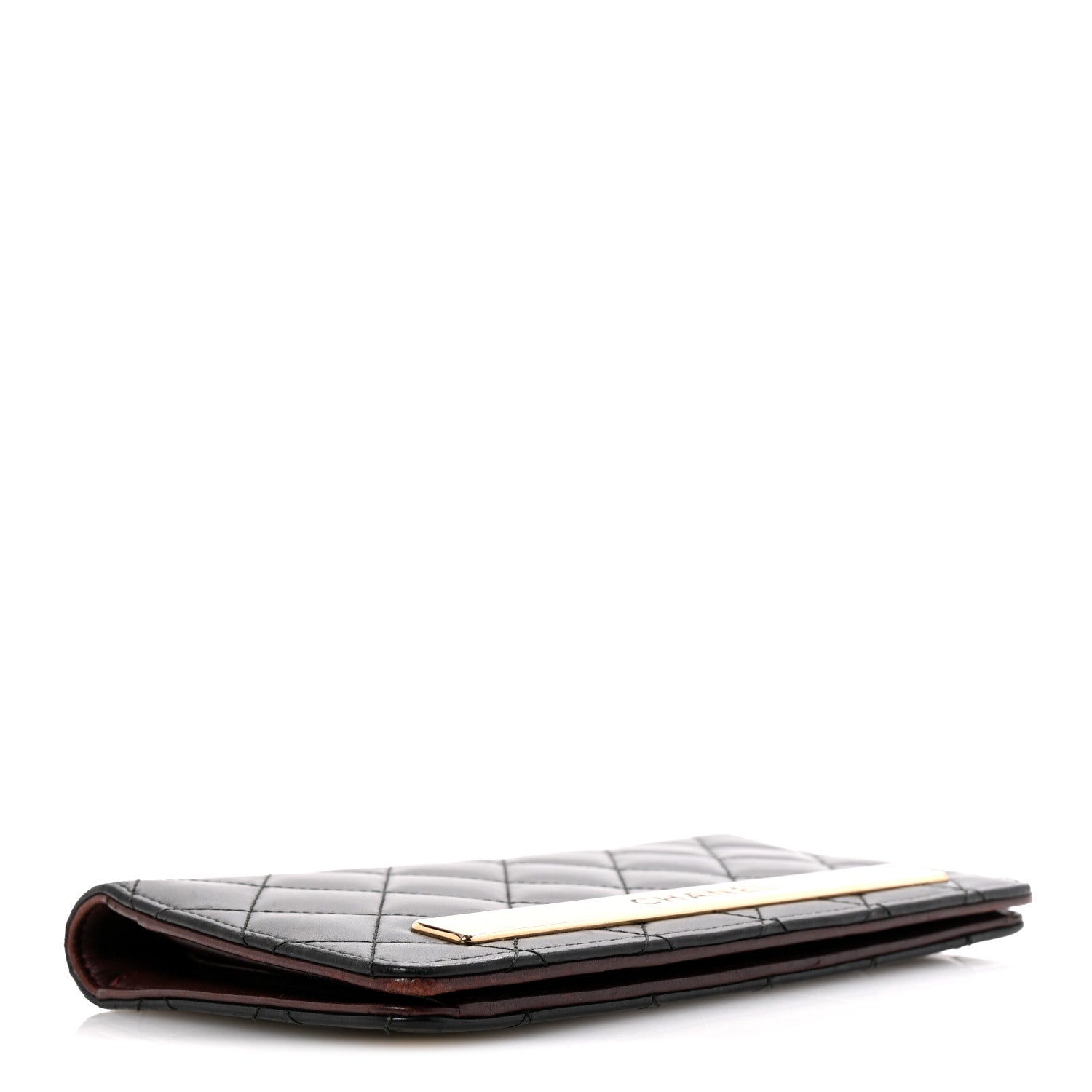 Chanel Lambskin Quilted Trendy CC Yen Wallet Black 7 of 24