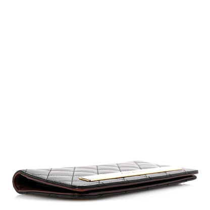 Chanel Lambskin Quilted Trendy CC Yen Wallet Black 7 of 24