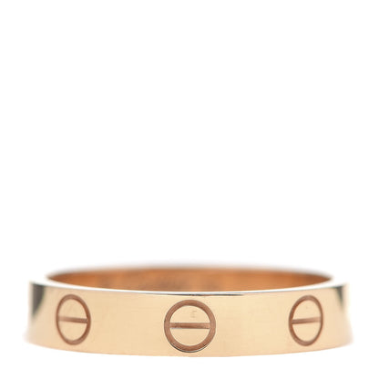 Cartier 18K Yellow Gold 3.5mm LOVE Wedding Band Ring 52 6 1 of 4