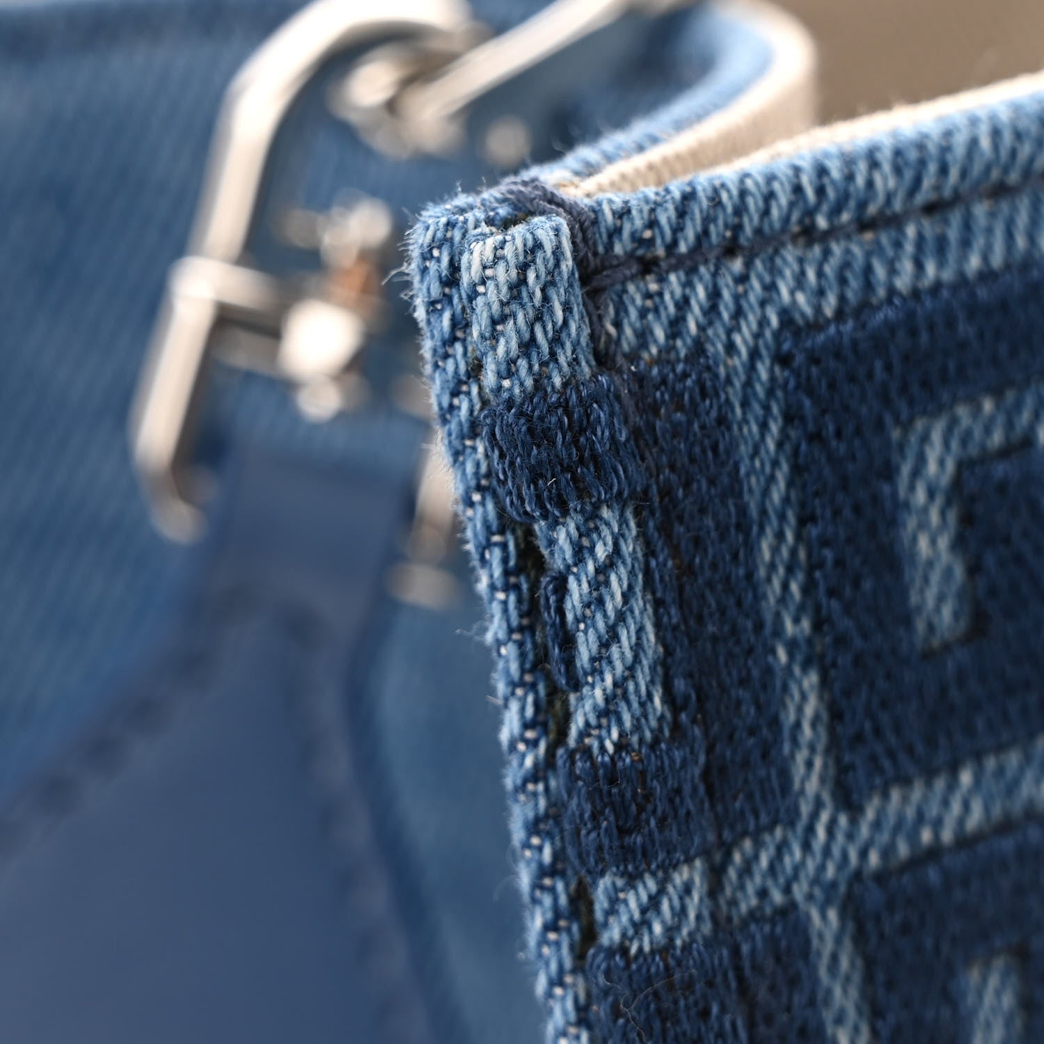 Givenchy Denim 4G Medium Chain Tote Blue 12 of 12