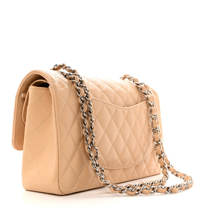 Chanel Caviar Quilted Medium Double Flap Beige 2 of 10