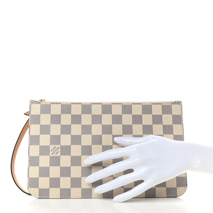 Louis Vuitton Damier Azur Braided Neverfull MM GM Pochette 2 of 6