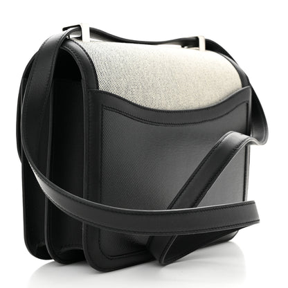 Hermes Swift Toile Constance 24 Black Ecru 3 of 10