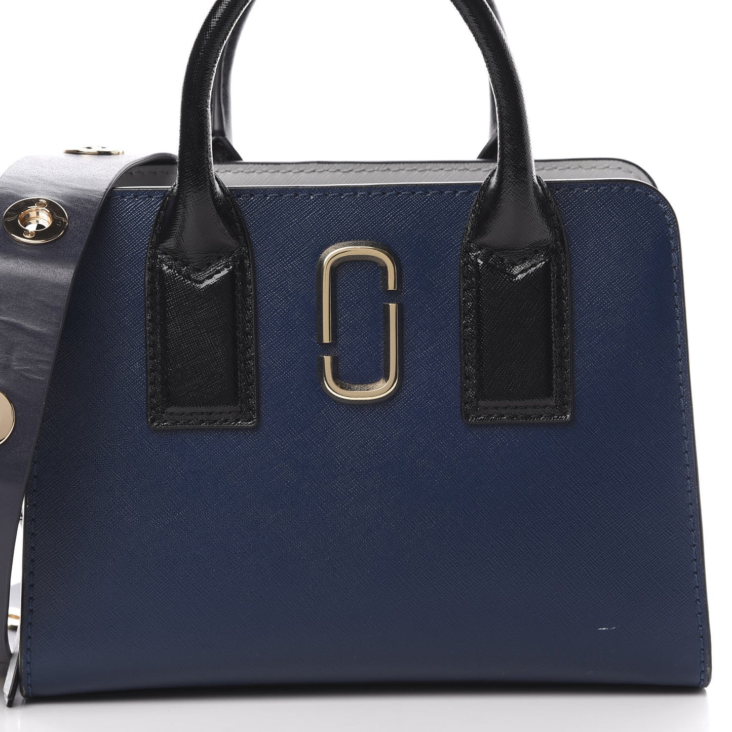 Saffiano Little Big Shot Tote Navy
