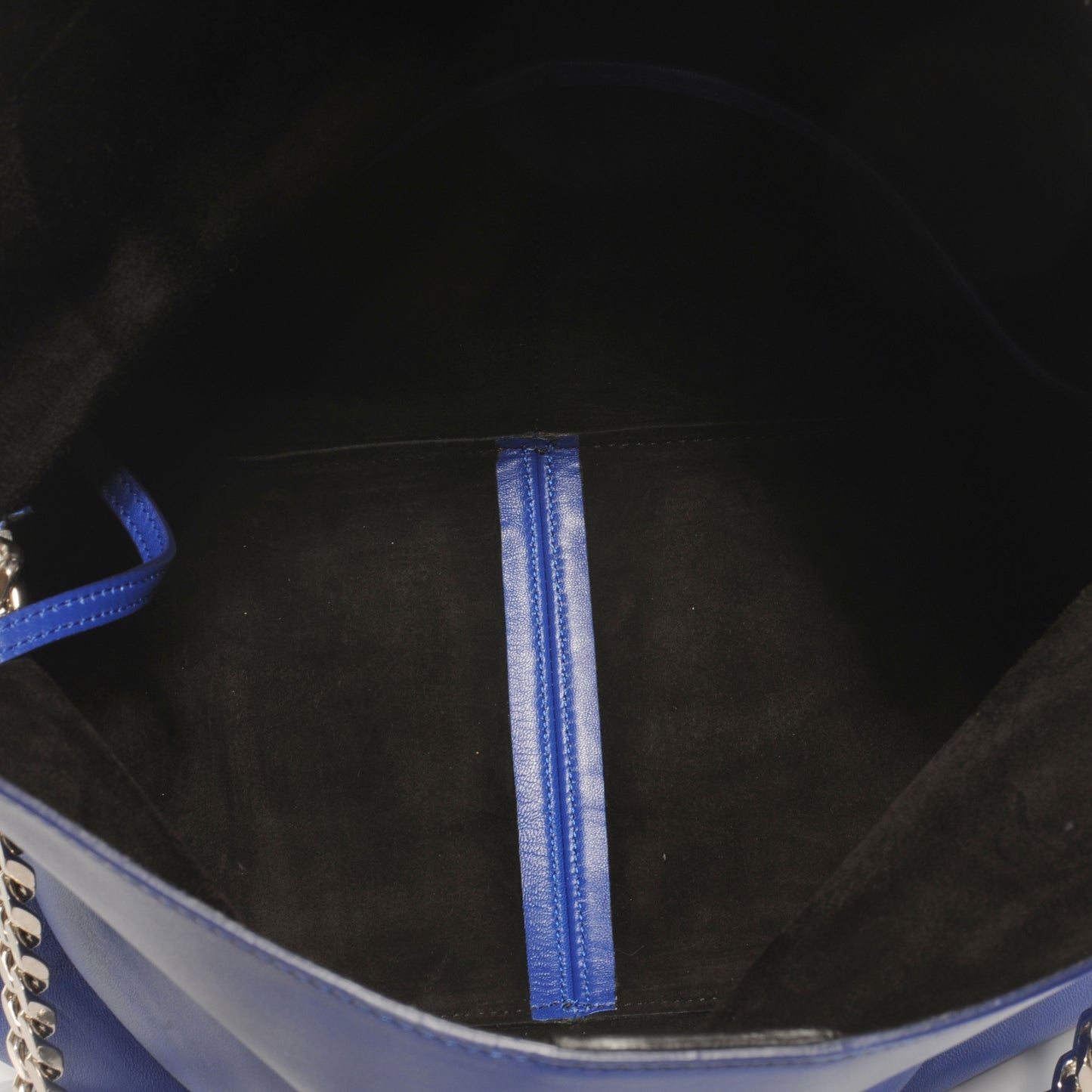 Lambskin Small Gourmette Shoulder Bag Royal Blue