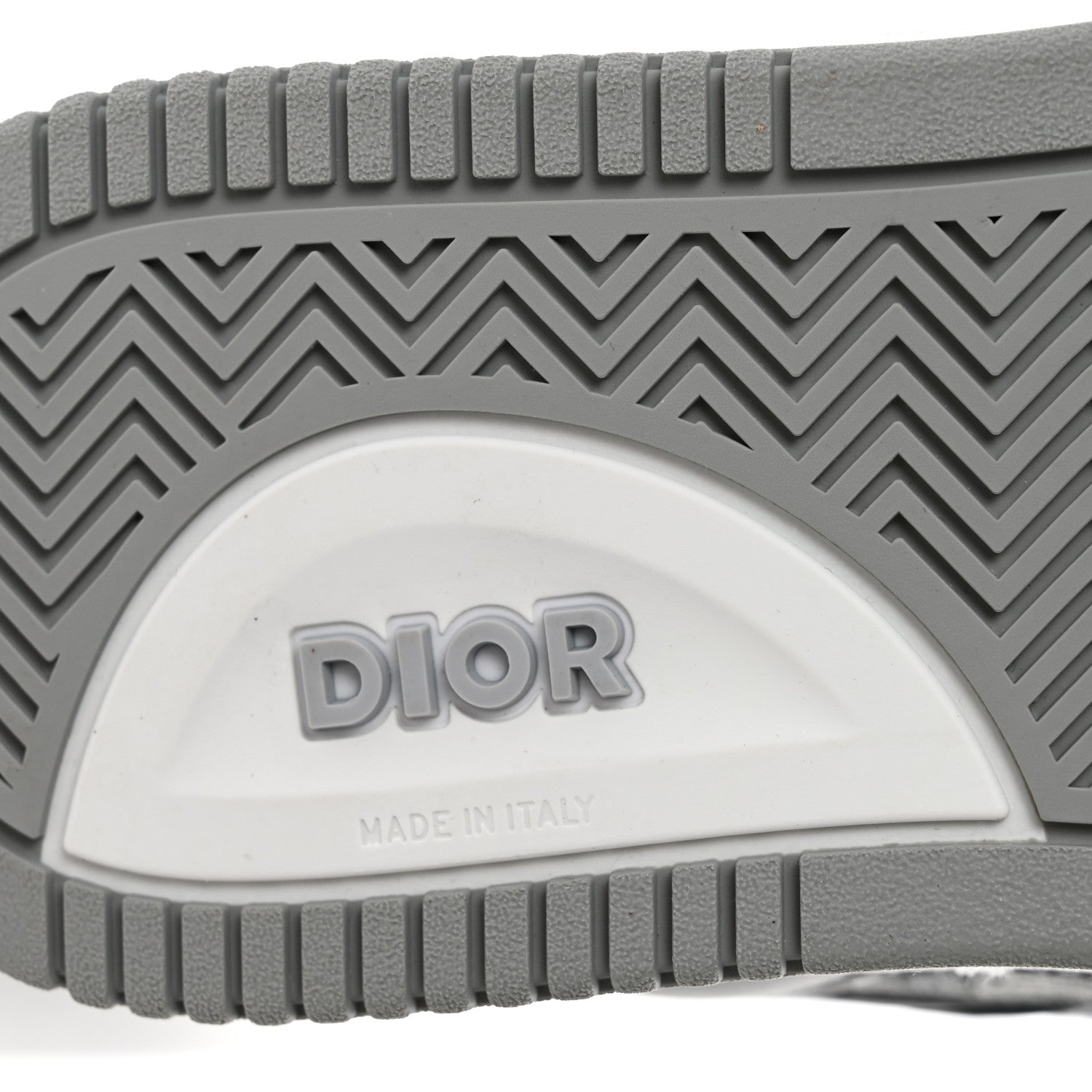 Christian Dior Smooth Calfskin Jacquard Oblique Mens B27 High Top Sneakers 40 Grey 7 of 10