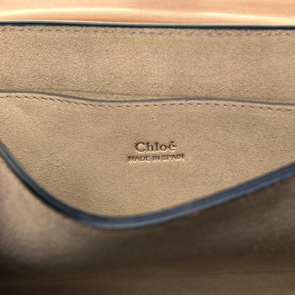 Chloe Suede Calfskin Small Faye Shoulder Bag Tobacco 8 of 9