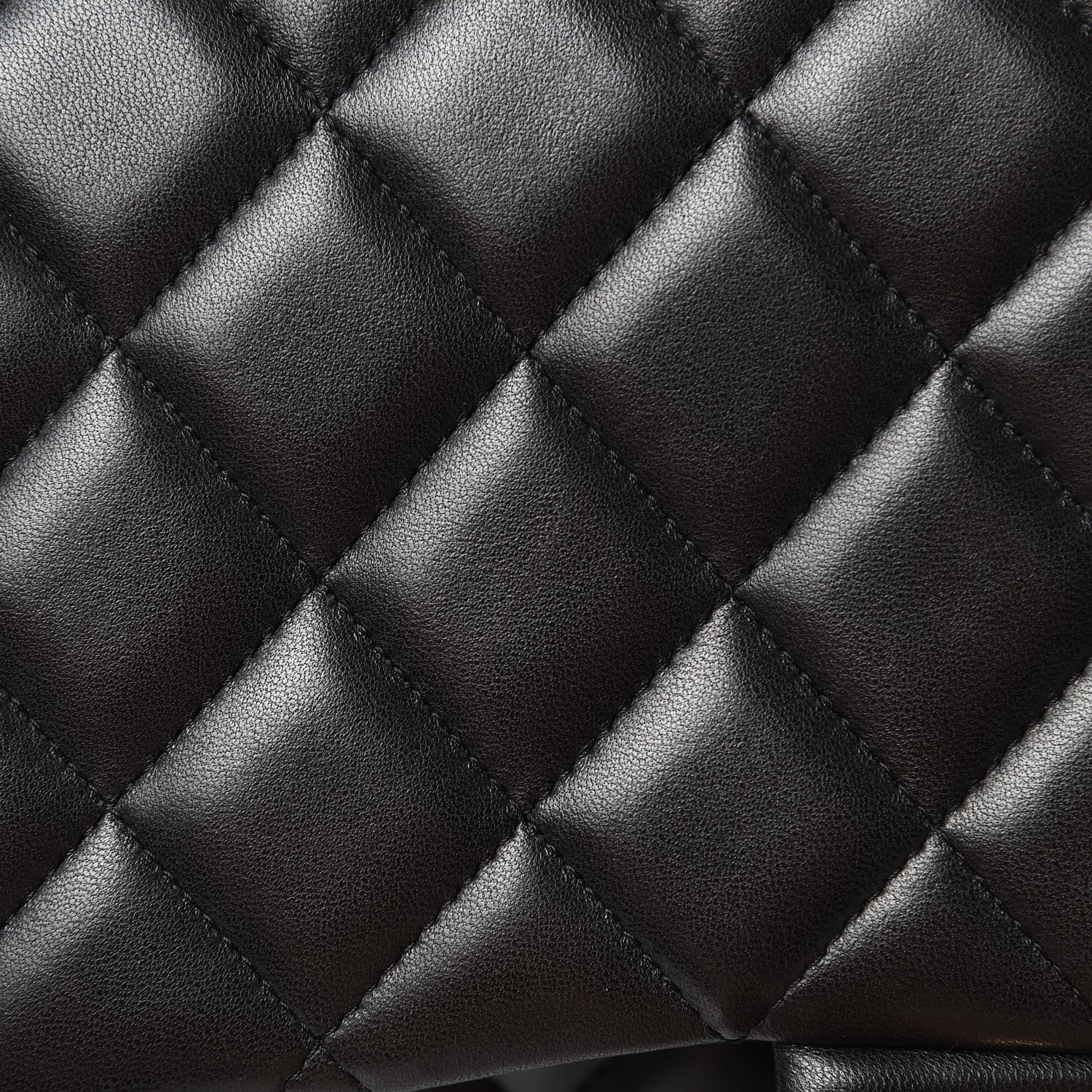 Chanel Lambskin Quilted Maxi Double Flap Black 14 of 15