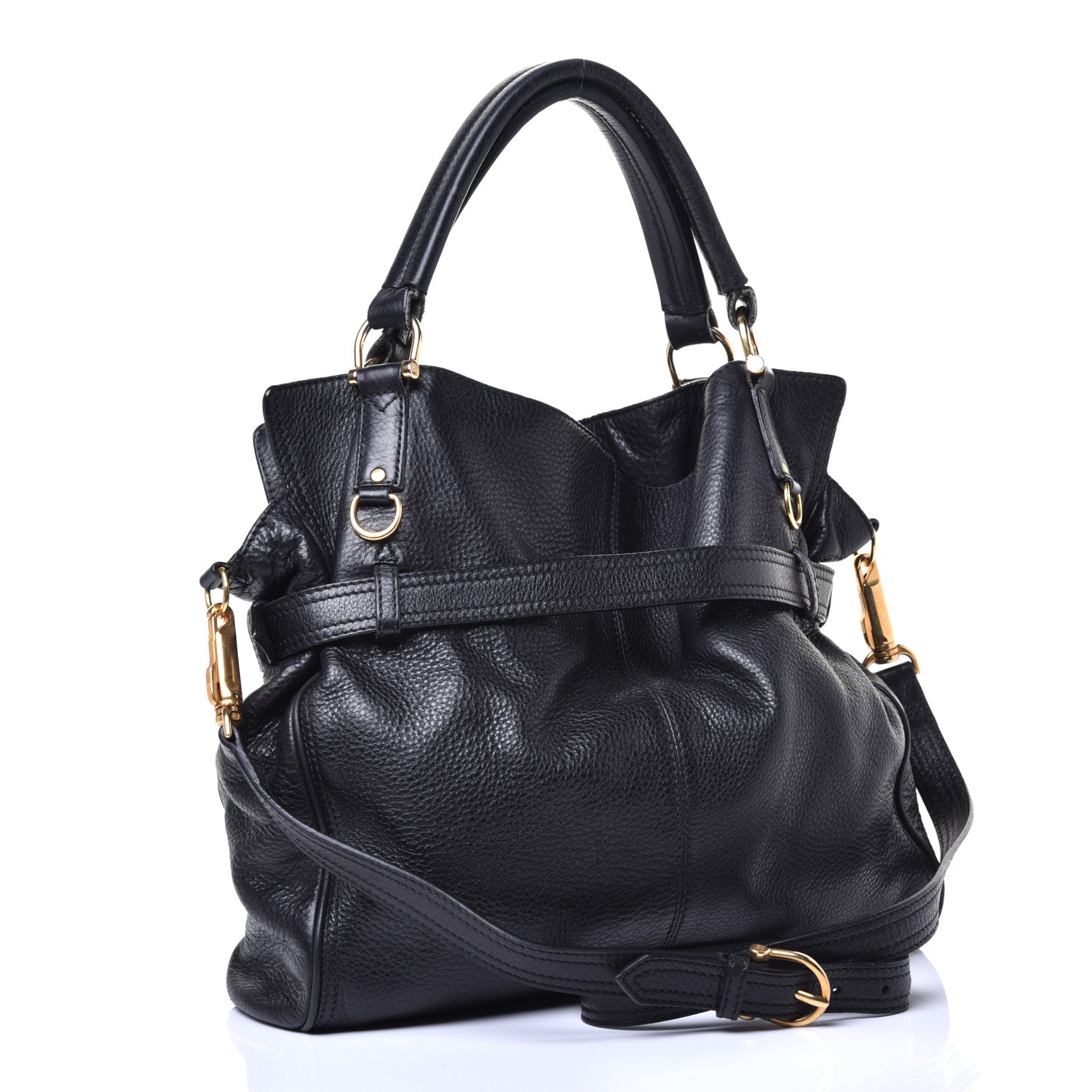 Burberry Calfskin Medium Raymond Black 3 of 12