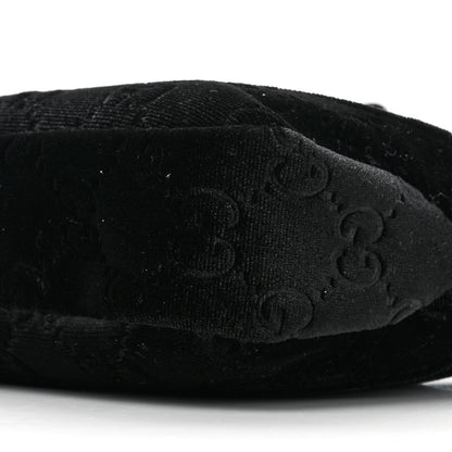 Gucci Velvet GG Monogram Small Jackie 1961 Hobo Black 9 of 10