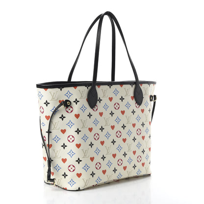 Louis Vuitton Game On Neverfull MM White 3 of 11