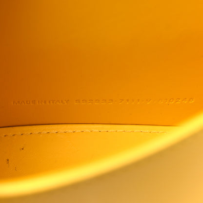 Balenciaga Shiny Box Calfskin Hourglass Top Handle Bag XS Yellow 7 of 15