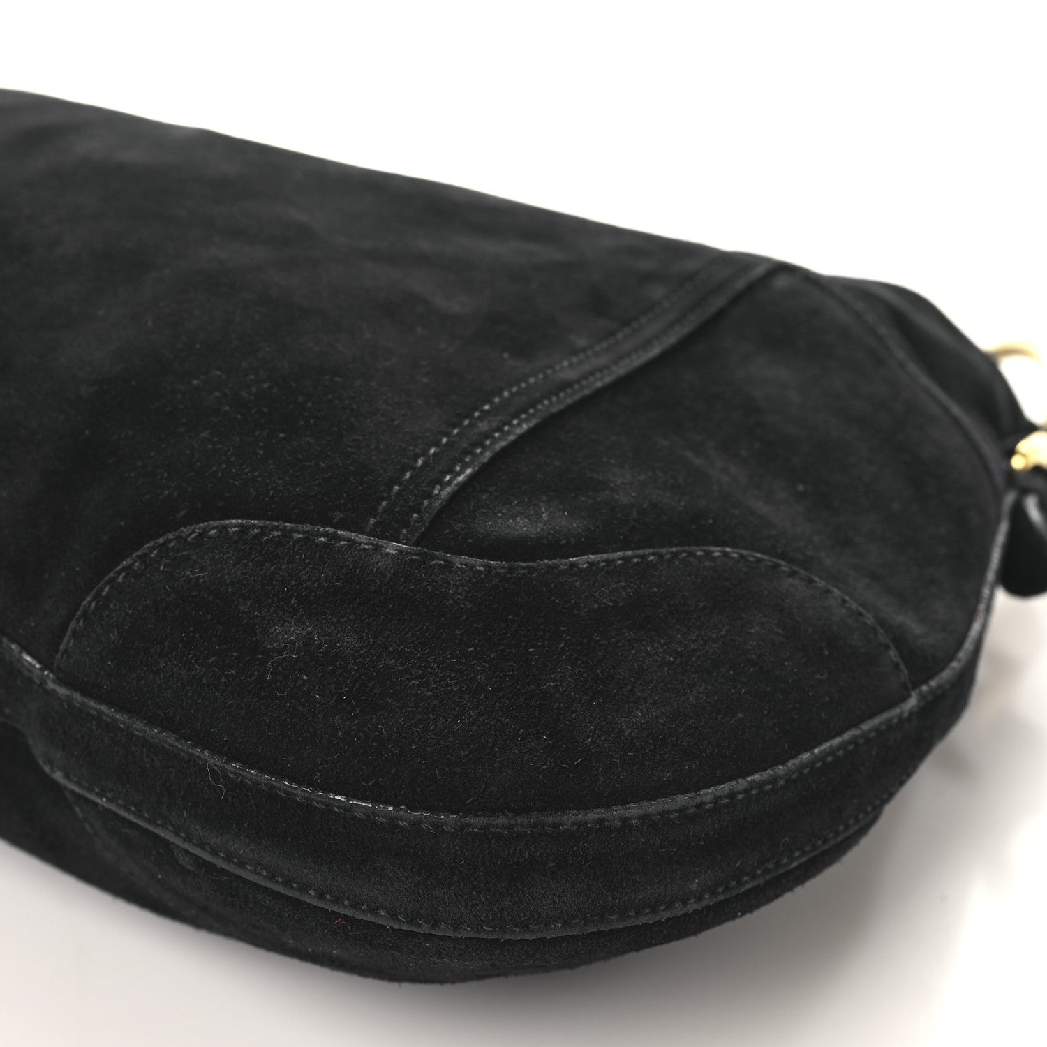 Prada Scamosciato Suede Hobo Black 8 of 9