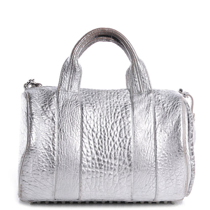 Alexander Wang Pebbled Leather Rocco Duffel Rhodium 1 of 6