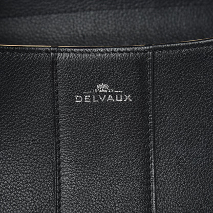 Delvaux Grained Calfskin MM Brillant Satchel Black 8 of 9