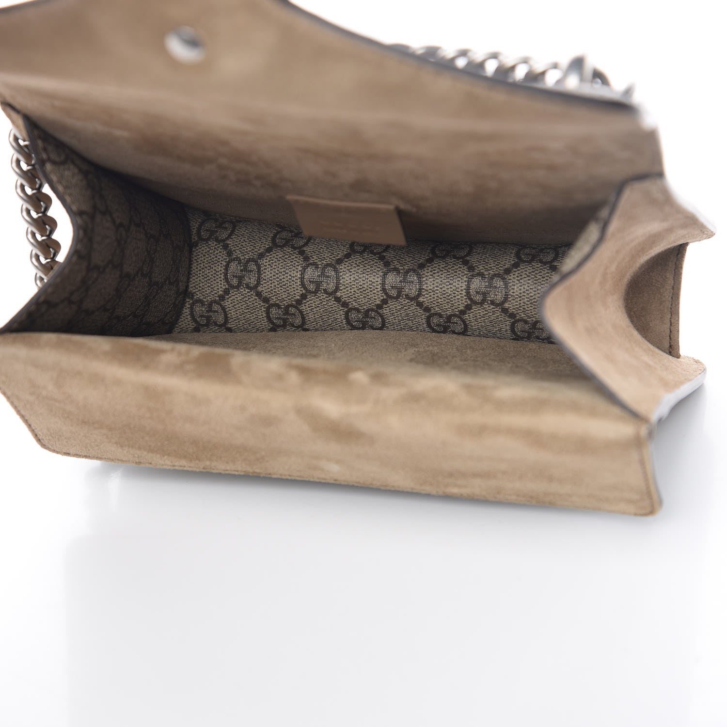 Gucci GG Supreme Monogram Mini Dionysus Shoulder Bag Taupe 5 of 13