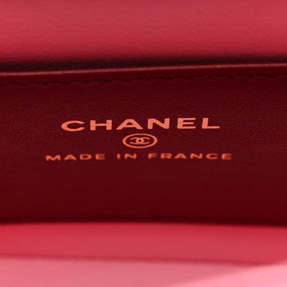 Chanel Shiny Caviar Mini Preppy Coco Shoulder Bag Pink 6 of 11