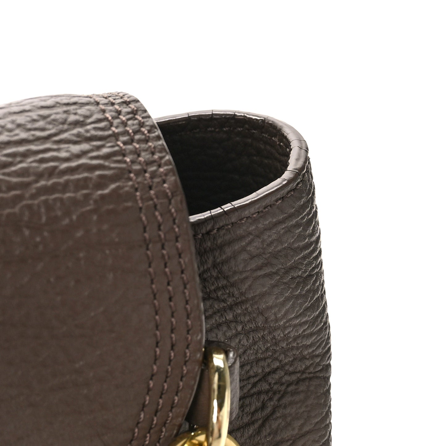 Textured Calfskin Medium Pashli Satchel Taupe