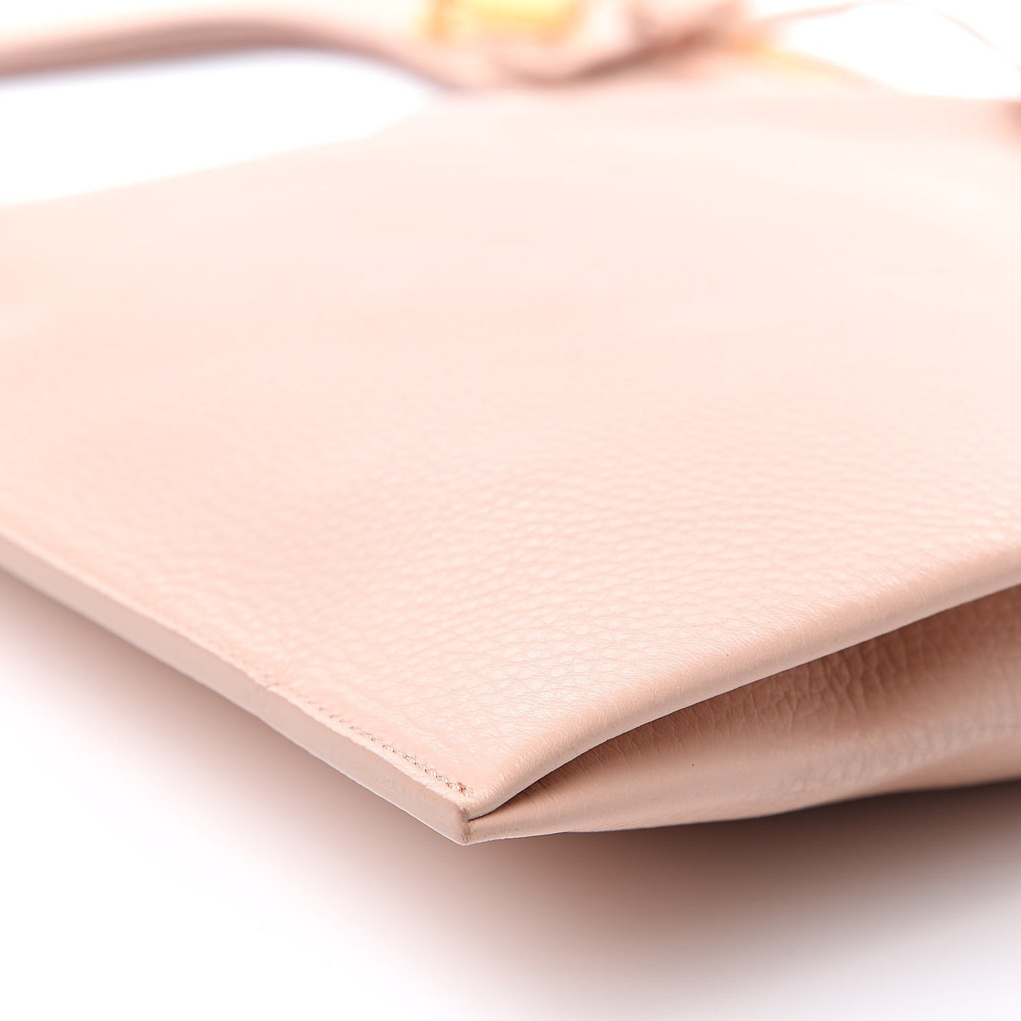 Calfskin Large Alix Padlock Zip Shoulder Bag Blush Nude