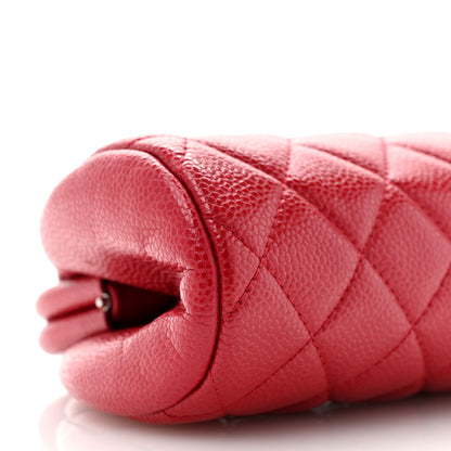 Chanel Caviar Quilted Timeless Clutch Red 9 of 10