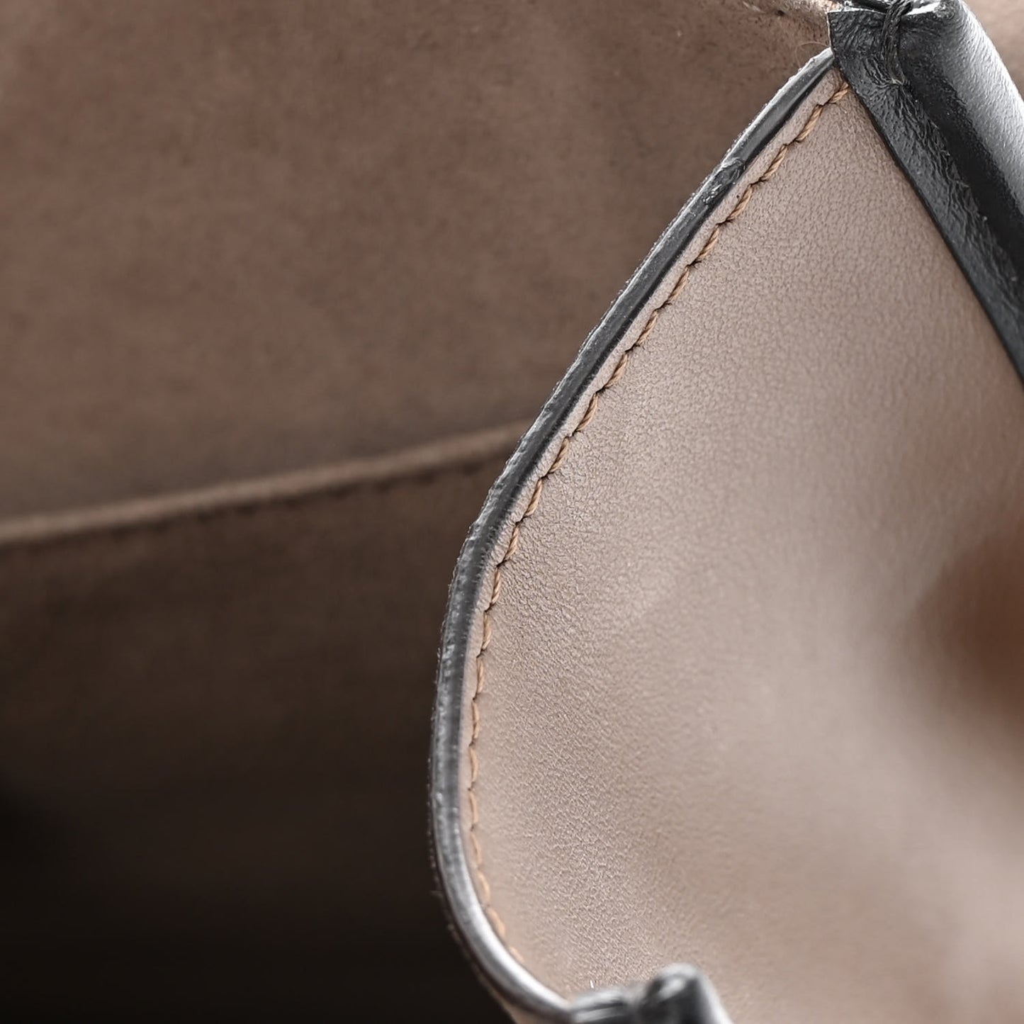 Vitello Century F is Fendi Bi-Color FF 1974 Embossed Kan I Shoulder Bag Maya Black