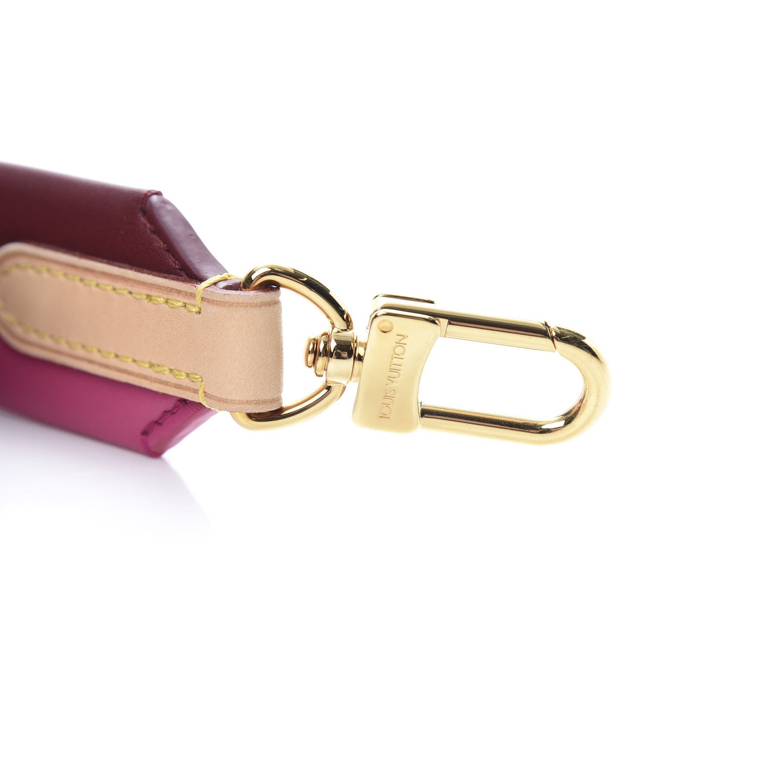 Louis Vuitton Calfskin Cluny BB Shoulder Strap Bordeaux Fuchsia 3 of 3