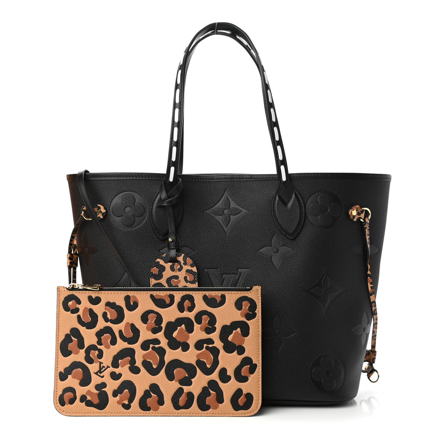 Empreinte Monogram Giant Wild At Heart Neverfull MM Black