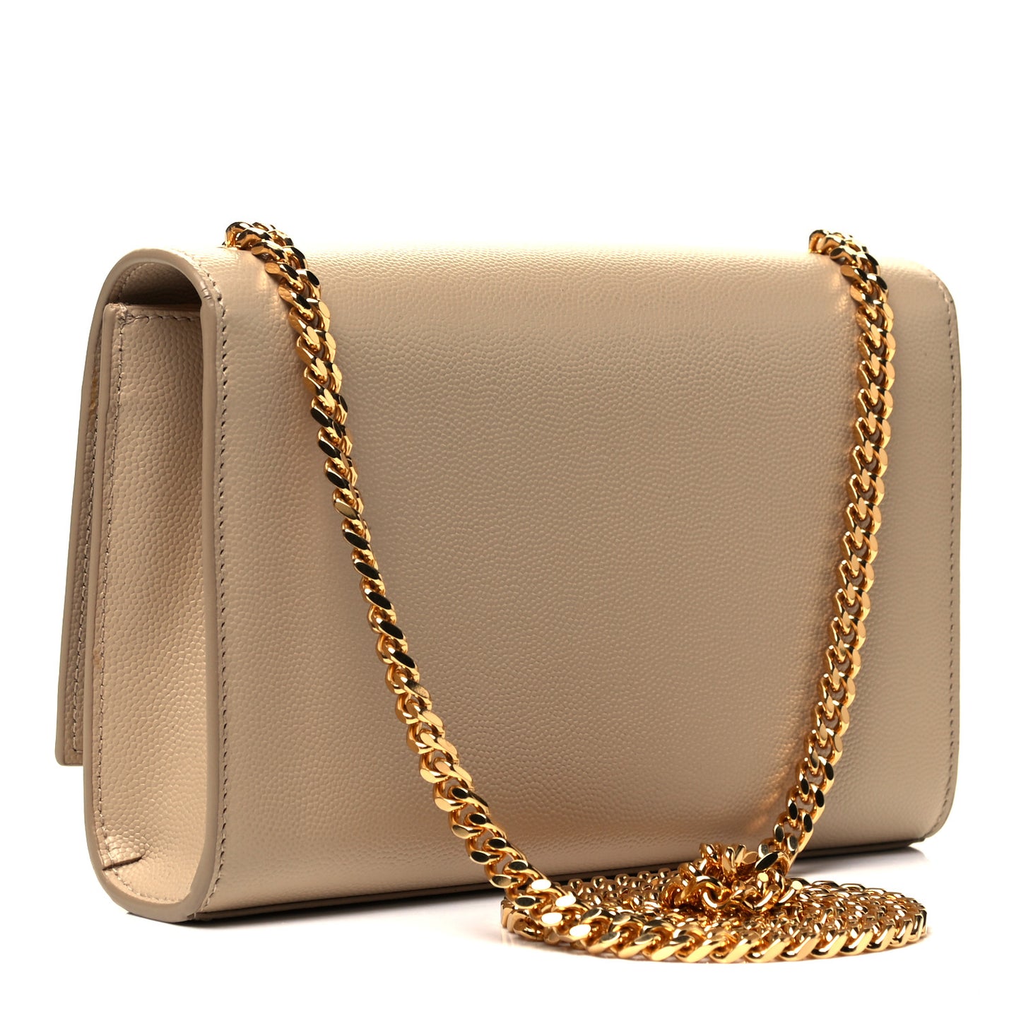 Grain De Poudre Small Monogram Kate Satchel Dark Beige